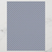 Virgo Zodiac Sign auf Navy Blue Carbon Fibre Print Flyer (Hinten)