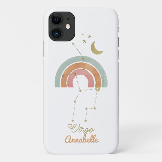 Virgo Zodiac Sign Case-Mate iPhone Hülle (Rückseite)