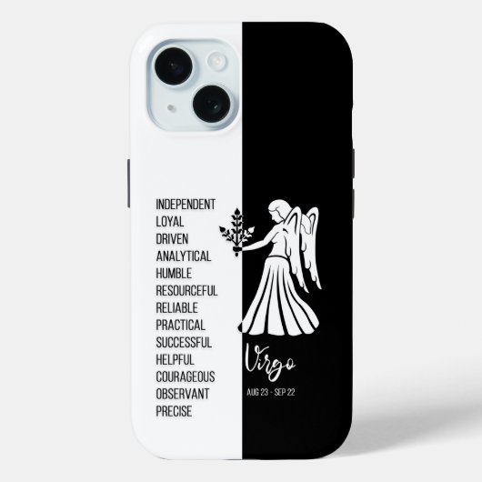 Virgo Zodiac Sign Case-Mate iPhone Hülle (Rückseite)
