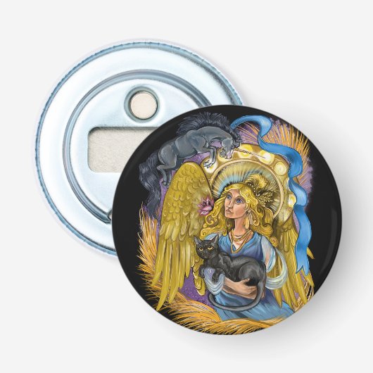 Virgo Zodiac Sign Flaschenöffner (Vorderseite)