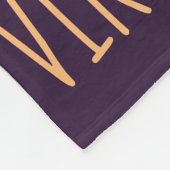 Virgo Zodiac Sign Fleecedecke (Ecke)