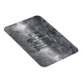 Virgo Zodiac Sign Grunge gestörter Stil Magnet (Rechte Seite)