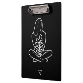 Virgo Zodiac Sign Klemmbrett (Links)