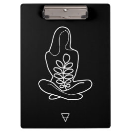 Virgo Zodiac Sign Klemmbrett