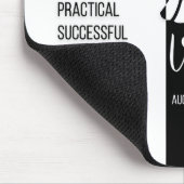 Virgo Zodiac Sign Mousepad, Black & White Mousepad (Ecke)