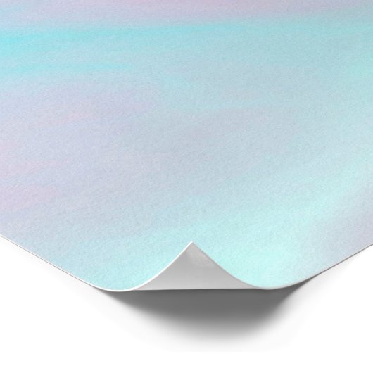 Virgo Zodiac Sign on Pastels Mutter von Pearl Poster (Ecke)