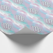 Virgo Zodiac Sign on Pastels Mutter von Pearl Styl Geschenkpapier (Ecke)