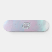 Virgo Zodiac Sign on Pastels Mutter von Pearl Styl Skateboard (Horizontal)