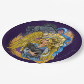 Virgo Zodiac Sign Pappteller (Schrägansicht)