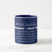 VIRGO Zodiac Sign Personality Traits Tasse (Zentrum)