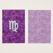 Virgo Zodiac Sign Pink Fuchsia Digital Camouflage (Vorne & Hinten)