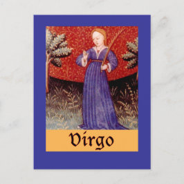 Virgo Zodiac Sign Postkarte