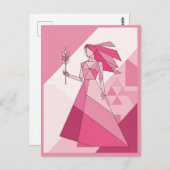 Virgo Zodiac Sign Postkarte (Vorne/Hinten)