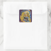 Virgo Zodiac Sign Quadratischer Aufkleber (Tasche)