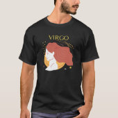 Virgo Zodiac Sign&Quote Modern Elegantes Geschenkt T-Shirt (Vorderseite)