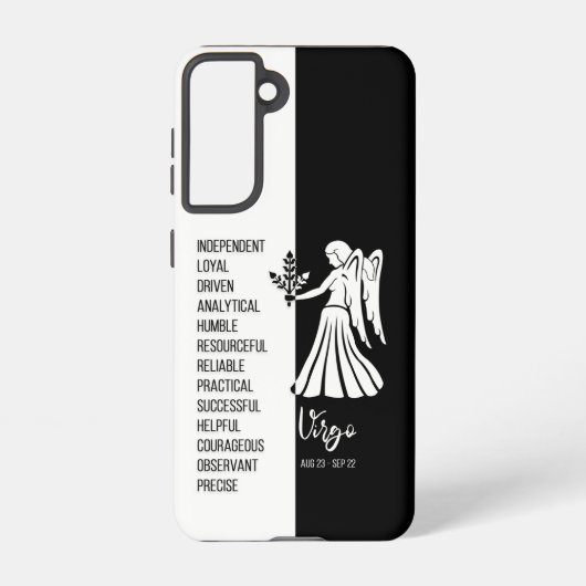 Virgo Zodiac Sign Samsung Galaxy Hülle (Rückseite)