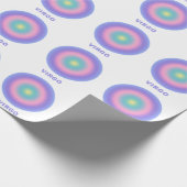 Virgo Zodiac Sign Stilvolle Gradient Geschenkpapier (Ecke)