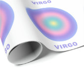 Virgo Zodiac Sign Stilvolle Gradient Geschenkpapier (Rolleneckpunkt)
