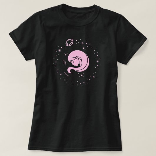 Virgo Zodiac Sign T-Shirt (Design vorne)
