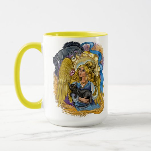 Virgo Zodiac Sign Tasse (Links)