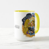 Virgo Zodiac Sign Tasse (VorderseiteRechts)