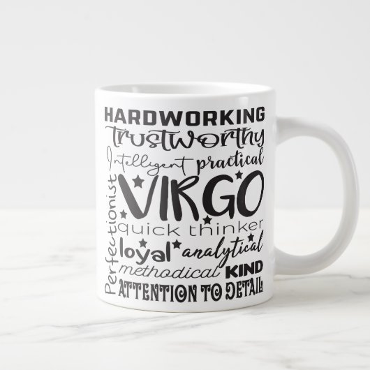 Virgo Zodiac Sign Tasse (Rechts)