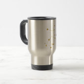 Virgo Zodiac Sign Travel Coffee Mug Reisebecher (Vorderseite Links)