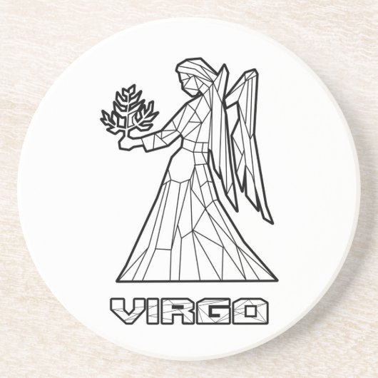 Virgo Zodiac Sign Untersetzer (Vorne)