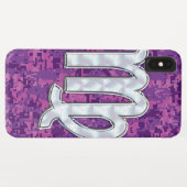 Virgo Zodiac Sign Vibransia Digitale Camouflage Case-Mate iPhone Hülle (Rückseite (Horizontal))