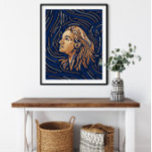 Virgo Zodiac Sign | Zodiac Digital Print Poster
