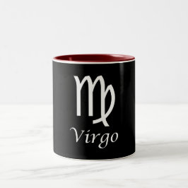 Virgo Zodiac Sign Zweifarbige Tasse