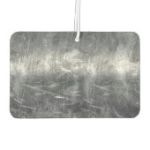 Virgo Zodiac Signage Silver Distressed Style Autolufterfrischer (Rückseite)