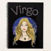 Virgo Zodiac Signature Calendar Planer (Vorderseite)