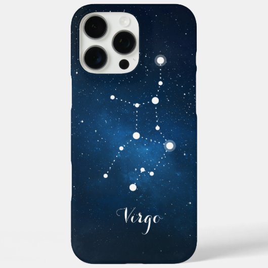 Virgo Zodiac Signature Constellation Case-Mate iPhone Hülle (Rückseite)