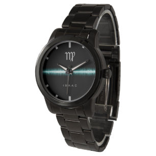Virgo Zodiac Signature Cool Light Line Individuell Armbanduhr