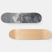 Virgo Zodiac Signierung in Grunge Bedresste Style Skateboard (Horizontal)
