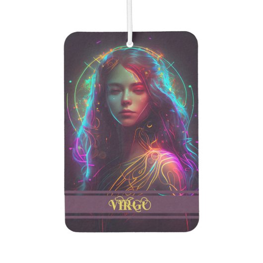 Virgo Zodiac Signs Celestial Air Freshener Autolufterfrischer (Vorderseite)