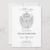 Virgo Zodiac Star Sign Astrology Baby Dusche Einladung (Vorderseite)