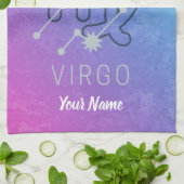 Virgo Zodiac Star Sign Horoscope Constellation Geschirrtuch (Gefaltet)