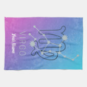 Virgo Zodiac Star Sign Horoscope Constellation Geschirrtuch (Horizontal)
