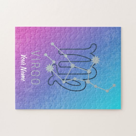 Virgo Zodiac Star Sign Horoscope Constellation Puzzle (Horizontal)