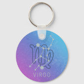 Virgo Zodiac Star Sign Horoscope Constellation Schlüsselanhänger (Vorderseite)