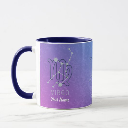 Virgo Zodiac Star Sign Horoscope Constellation Tasse (Links)