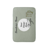 Virgo Zodiac Symbol Element von Kenneth Yoncich Badematte (Vorderseite Vertikal)