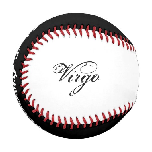 Virgo Zodiac Symbol Element von Kenneth Yoncich Baseball (Vorderseite Links)