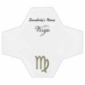 Virgo Zodiac Symbol Element von Kenneth Yoncich Fußball (Flach)