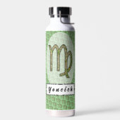 Virgo Zodiac Symbol Element von Kenneth Yoncich Trinkflasche (Links)