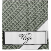 Virgo Zodiac Symbol Standard von Kenneth Yoncich Duschvorhang (Vorderseite)