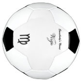 Virgo Zodiac Symbol Standard von Kenneth Yoncich Fußball (Gedreht)