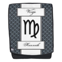 Virgo Zodiac Symbol Standard von Kenneth Yoncich